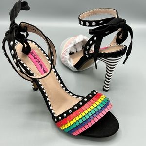 Betsey Johnson Tyna Sandals Multi-colored